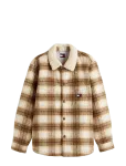 Tommy Jeans - Tjm Check Teddy Overshirt Ext - Kerged jakid - XL