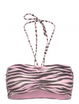 Monki - Drawstring Bandeau Halter Bikini Top - Bandeau bikiinitopid - XS