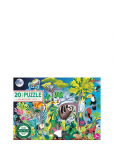 Eeboo - Puzzle 20 Pcs - Rainforest Life - Klassikalised m&otilde;istatused - ONE SIZE