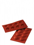 Silikomart - Silikoneform Halvkugle 8 Stk. &Oslash;50 H25 - Koogikese- ja muffinivormid - FOR 8PCS