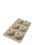 Silikomart - Mini Raggio 6Pcs &Oslash;67 H33 - Ahjuvormid - FOR 6PCS