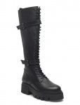 Bianco - Biamia Knee High Lace Up Boot Smooth Leather - P&otilde;lveni saapad - 36