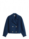 Tommy Hilfiger - Df Wool Gold Button Peacoat - Villased mantlid - 36