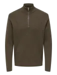 ONLY & SONS - Onsting Reg Half Zip Knit Noos - Poolpika lukuga džemprid - XL