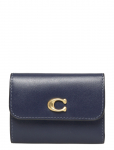 Coach - Refined Calf Leather Essential Card Holder Wallet - Rahakotid - ONE SIZE