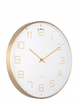 KARLSSON - Wall Clock Elegance Glow White - Seinakellad - &Oslash; 40 CM