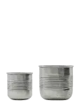 House Doctor - Planter, Hdgroove, Antique Silver F - Lillepotid - ONE SIZE