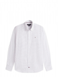 Tommy Hilfiger - Cl - Twill Prt Rf Shirt Hnr - &Auml;ris&auml;rgid - R/44