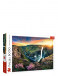 Trefl - Pappussel Trefl 2000 Bitar Waterfall, Iceland - Klassikalised m&otilde;istatused - ONE SIZE