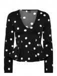 Gina Tricot - Peplum Top - Pikkade varrukatega - XS