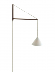 MOEBE - Suspended Wall Lamp, Smoked Oak, White (Fsc 100 %) - Seinalambid - 70X 19X 65