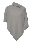 Rosemunde - Rwlaica Cashmere Pointelle Poncho - Pont&scaron;od - ONE SIZE