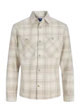Jack & Jones - Jprblurayle Linen Bl.check Ls Shirt Sn - Vabaaja s&auml;rgid - L