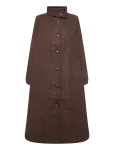 Kaffe Curve - Kcnanny Button Coat - Villased mantlid - 50