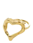 Pilgrim - Iris Ring Gold-Plated - S&otilde;rmused - ONE SIZE