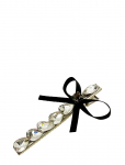 Pipol's Bazaar - Luigi Hair Pin Clear Satin - Juukseklambrid - ONE SIZE