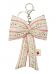 Maanesten - Fabric Bow Keychain Summer Stripes Peach - V&otilde;tmehoidjad ja kotiripatsid - ONE SIZE