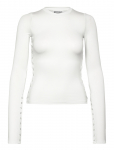 Weekday - Slim Long-Sleeved Press Stud Top - Pikkade varrukatega - XL