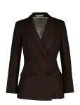 Gant - Hourglass Flannel Blazer - Kaherealised bleiserid - 36