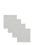 House Doctor - Napkins, Hdclip, White, Grey - Riidest salvr&auml;tikud - 40X40CM