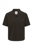 ONLY & SONS - Onscruz Rlx Seersucker Resort Ss Shirt - L&uuml;hikeste varrukatega s&auml;rgid - XL