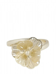 SN&Ouml; Of Sweden - Flora Petal Ring Plain G-One Size - S&otilde;rmused - ONE SIZE