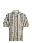Tom Tailor - Loose Textured Crochet Resort Shirt - Vabaaja s&auml;rgid - S