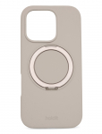 Holdit - Silicone Stand Case Iphone 16 Pro Mocha Brown - Telefoni&uuml;mbrised - IPHONE 16PRO