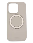 Holdit - Silicone Stand Case Iphone 16 Pro Mocha Brown - Telefoni&uuml;mbrised - IPHONE 16PRO