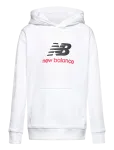 New Balance - New Balance French Terry Stacked Logo Hoodie - Kapuutsiga pusad - 140