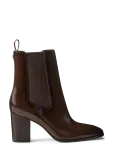 Lauren Ralph Lauren - Raelynn Glazed Leather Bootie - Kontsaga poolsaapad - 38