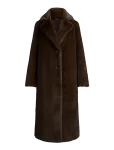 Lauren Ralph Lauren - Faux-Fur Reefer Coat - Kunstkarusnahk - L