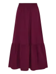 Bubbleroom - Flounce Detail Cotton Skirt - Maksiseelikud - M