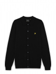 Lyle & Scott - Cotton Merino Knitted Shirt - Pikkade varrukatega kootud polos&auml;rgid - XS