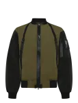 Stutterheim - Bredsand Zip Matte Green - Bomber-jakid - XL