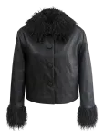 Lollys Laundry - Tracyll Jacket Ls - Kunstkarusnahk - XS