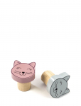 Smallstuff - Hook, Wooden, 2 Pack Cat - Konksud ja riidepuud - 4X 4X 4