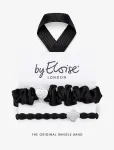 ByEloise - Silver & Black - Juuksekummid - ONE SIZE
