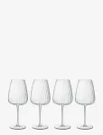Luigi Bormioli - Red Wine Glass Bordeaux Optica 4 Pcs - Punase veini klaasid - 70 CL