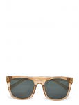 Pilgrim - Katya Sunglasses Light Brown - D-raamiga Wayfarer p&auml;ikeseprillid - ONE SIZE