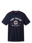 Tom Tailor - Logo Tee - L&uuml;hikeste varrukatega - XXL