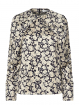 Malina - Evie Pleated Neckline Blouse - Pikkade varrukatega - S