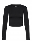 Casall - Graphic Crop Long Sleeve - Spordi pikkade varrukatega l&uuml;hikesed topid - L