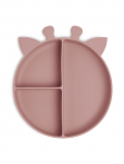 Nuuroo - Orla Silicone Divided Plate Giraffe - Taldrikud - &Oslash; 20 cm