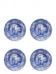 Spode - Blue Italian Soup Plate 4-Pack - Supitaldrikud - &Oslash; 23 CM