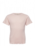 Copenhagen Colors - Pointelle Heart T-Shirt - L&uuml;hikeste varrukatega - 122