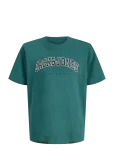 Jack & Jones - Jjecaleb Varsity Tee Ss O-Neck Noos Jnr - L&uuml;hikeste varrukatega - 176