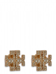 Tory Burch - Kira Pave Stud Earrings - Needid - ONE SIZE
