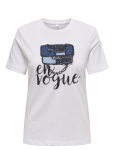 ONLY - Onlemma Reg S/S Lady Top Jrs - L&uuml;hikeste varrukatega - S