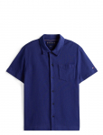 Tommy Hilfiger - Open Knit Full Placket Reg Polo - L&uuml;hikeste varrukatega kootud polos&auml;rgid - XXL